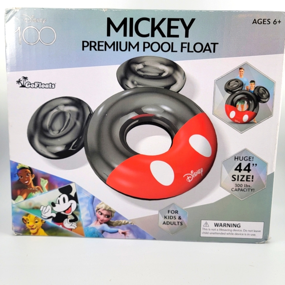 Disney Mickey Mouse Premium Pool Float Kids and Adults New in Box 44 Inch